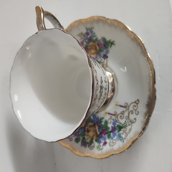 Mother Teacup GC Japan G And C Fine China Vintage Floral Roses Forget-Me-Not - Picture 8 of 8